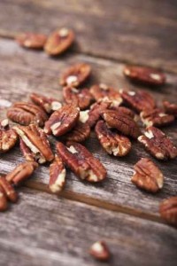 Pecans on Wood